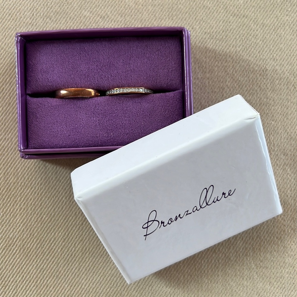 Bronzallure Stacking Rings - Picture 3 of 10